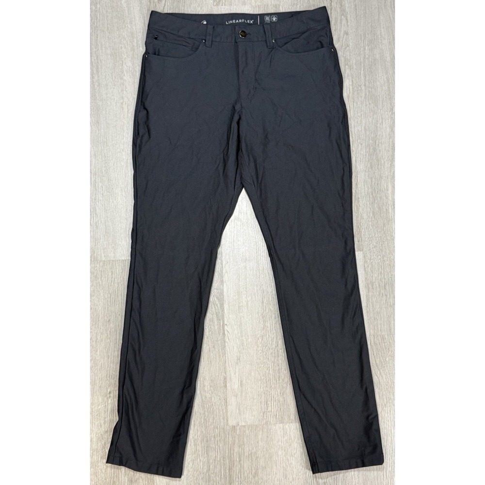 Linearflex Performance Pants Men's 30x30 Black Straight Leg Stretch LFX-1234